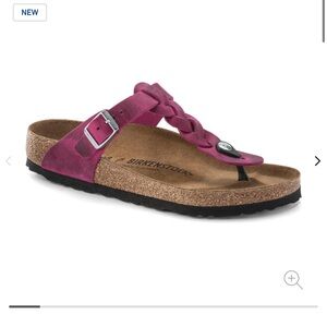 BIRKENSTOCK WOMEN’S GIZEH BRAID OILED LEATHER SANDALS